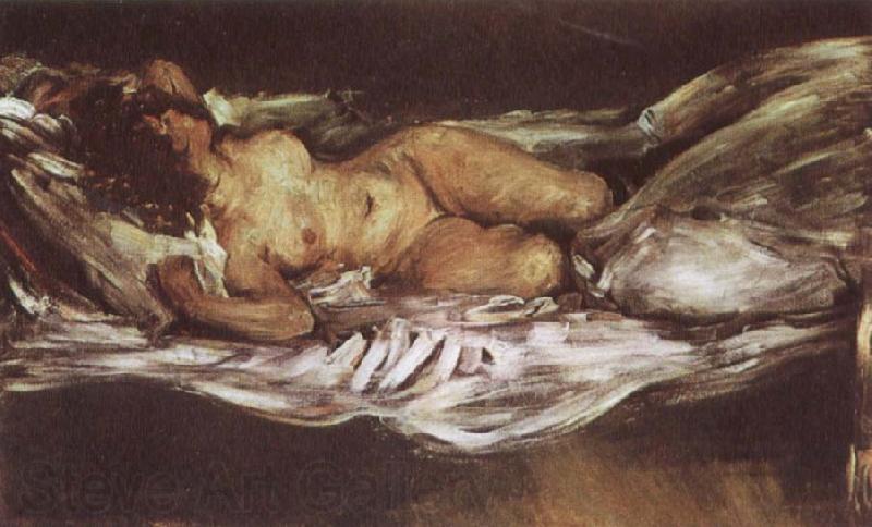 Lovis Corinth Reclining Nude Norge oil painting art